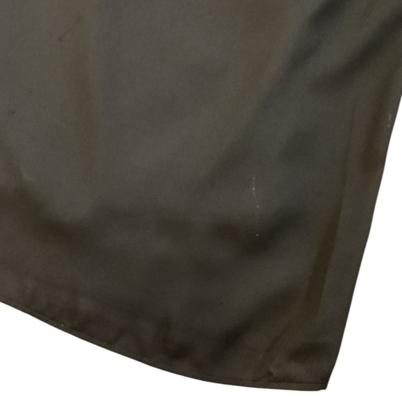 Vtg Joan Walters Palazzo Black Nylon Lined Super Wide Leg High Rise Pants Medium - Picture 9 of 12